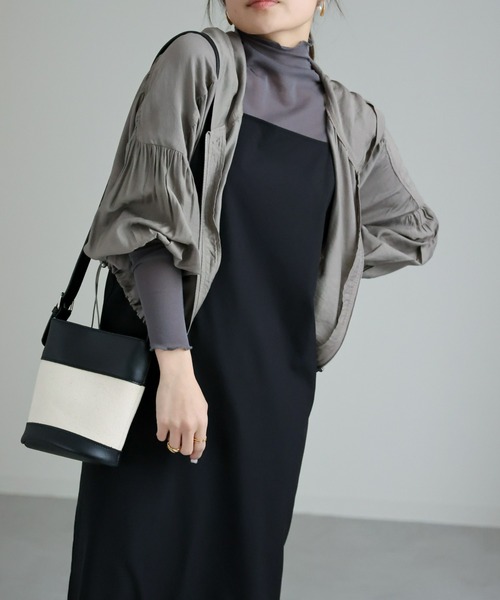 sakishimatokyo（サキシマトーキョー）の「キャミソールワンピース（ワンピース・レディース・ブラック・FREE）」の5枚目の写真