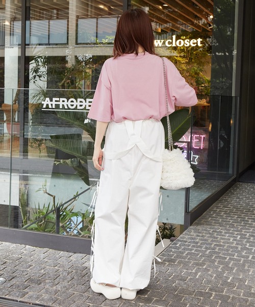 w closet（ダブルクローゼット）の「フードプリントTEE（Tシャツ