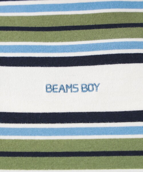 BEAMS BOY（ビームスボーイ）の「ボーイ エンブロイダリー ボーダー ロングスリーブ Tシャツ（Tシャツ/カットソー・レディース・クリーム/ホワイト系その他7/ネイビー・1/2）」の17枚目の写真
