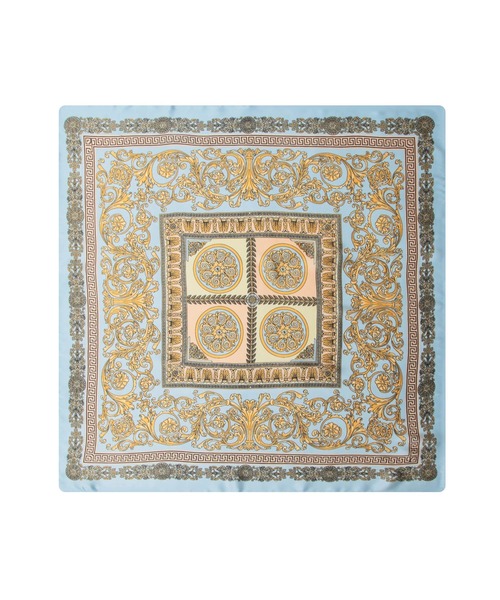 Julia Boutique（ジュリアブティック）の「70×70cmサイズ・ヴィンテージ風サテン生地スカーフ/100019（バンダナ/スカーフ・レディース・R/A/F/E/D/C/B/Q/P/O/N/M/L/K/J/I/H/G/V/U/T/S・ONE）」の9枚目の写真