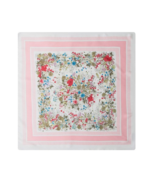 Julia Boutique（ジュリアブティック）の「70×70cmサイズ・ヴィンテージ風サテン生地スカーフ/100019（バンダナ/スカーフ・レディース・R/A/F/E/D/C/B/Q/P/O/N/M/L/K/J/I/H/G/V/U/T/S・ONE）」の21枚目の写真