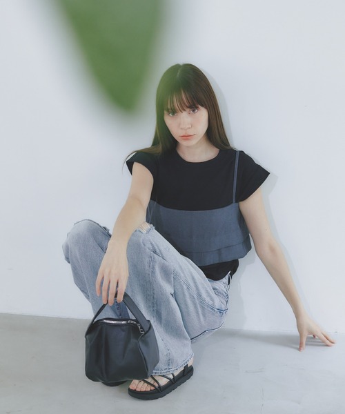 BARRETTA（バレッタ）の「スクエアハンドバッグ（ハンドバッグ・レディース・ブラック/ホワイト・FREE）」の10枚目の写真