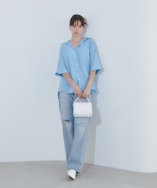 BARRETTA（バレッタ）の「スクエアハンドバッグ（ハンドバッグ・レディース・ブラック/ホワイト・FREE）」の13枚目の写真