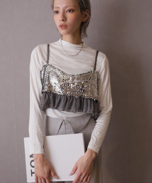 スパンコールビスチェ（キャミソール）｜Girly Doll（ガーリードール