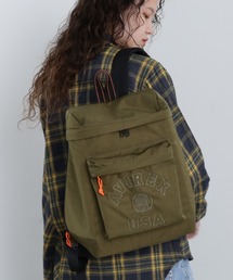 AVIREX（アヴィレックス）の「《直営店限定》SIGNATURE LOGO BACKPACK/シグネチャーロゴ バックパック/リュックサック（バックパック/リュック）」