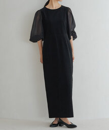 gemeil | シアースリーブワンピース（IF-184）(ワンピース)