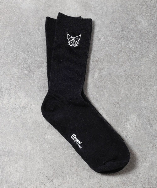 LEPSIM（レプシィム）の「【サンリオキャラクターズ】刺繍ソックス　131664（ソックス/靴下・レディース・ベージュ/ブラック/オフホワイト/チャコールグレー・ONE SIZE）」の2枚目の写真