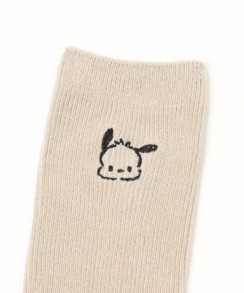 LEPSIM（レプシィム）の「【サンリオキャラクターズ】刺繍ソックス　131664（ソックス/靴下・レディース・ベージュ/ブラック/オフホワイト/チャコールグレー・ONE SIZE）」の7枚目の写真