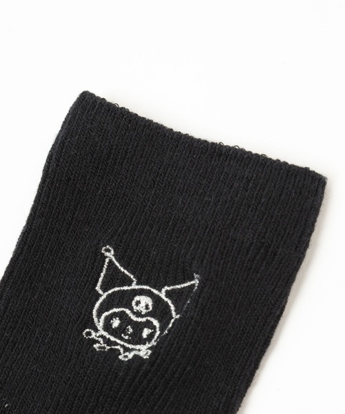 LEPSIM（レプシィム）の「【サンリオキャラクターズ】刺繍ソックス　131664（ソックス/靴下・レディース・ベージュ/ブラック/オフホワイト/チャコールグレー・ONE SIZE）」の6枚目の写真