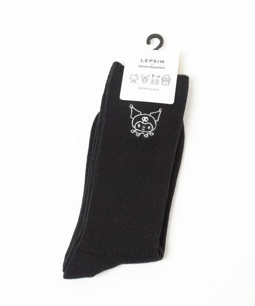 LEPSIM（レプシィム）の「【サンリオキャラクターズ】刺繍ソックス　131664（ソックス/靴下・レディース・ベージュ/ブラック/オフホワイト/チャコールグレー・ONE SIZE）」の14枚目の写真