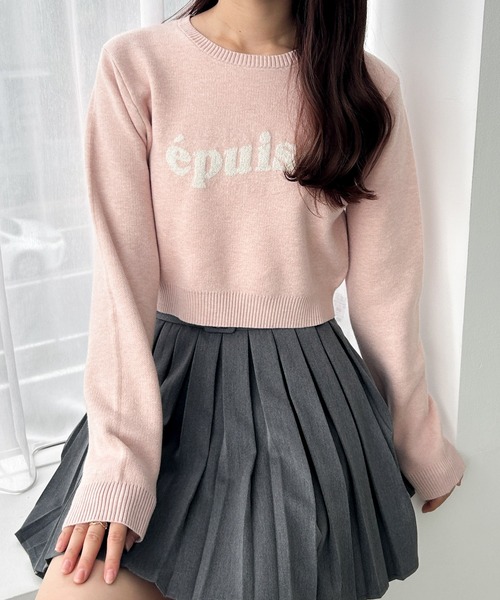 Ⓡページ Heather（ヘザー）の「ラメロゴニット 144354（ニット/セーター）」 - WEAR