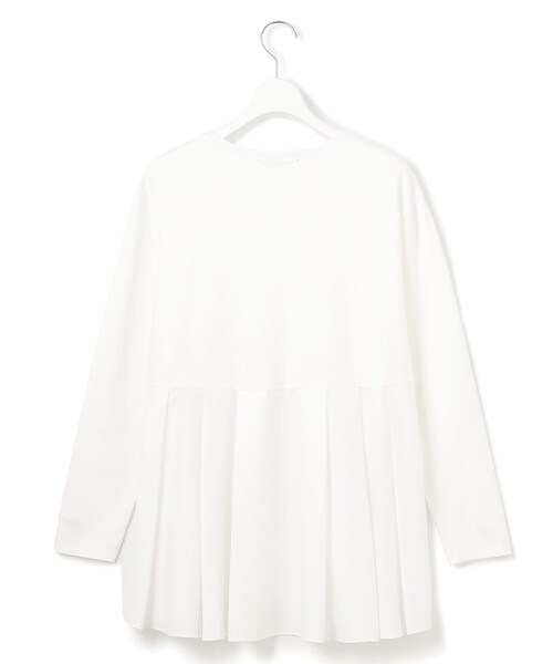 ご好評につき新色追加】ナチュラルコットンベアコンビ ペプラム