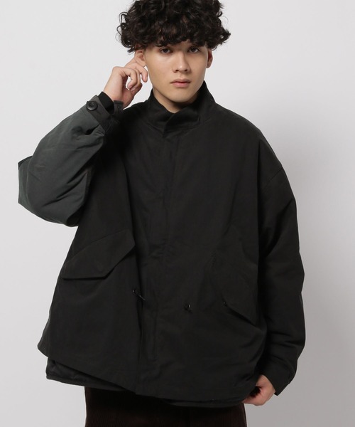 niko and...（ニコアンド）の「2SETショートモッズコート（モッズコート・メンズ・オリーブ/ブラック・LARGE/MEDIUM）」の8枚目の写真