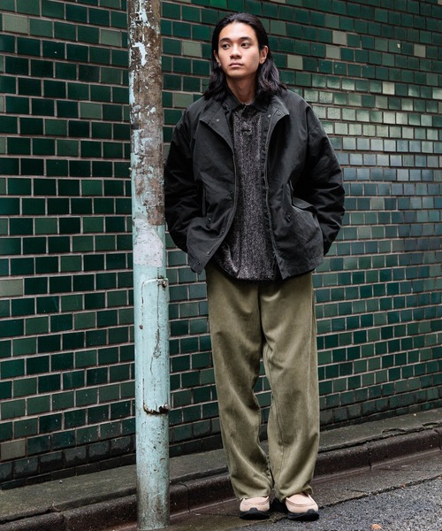 niko and...（ニコアンド）の「2SETショートモッズコート（モッズコート・メンズ・オリーブ/ブラック・LARGE/MEDIUM）」の3枚目の写真