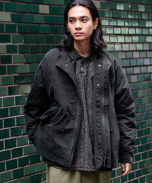 niko and...（ニコアンド）の「2SETショートモッズコート（モッズコート・メンズ・オリーブ/ブラック・LARGE/MEDIUM）」の5枚目の写真