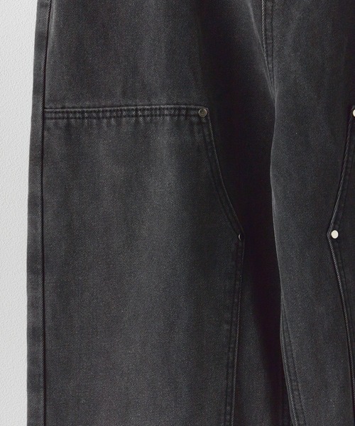 セール】ヴィンテージ 加工 ダブルニー ペインターデニムパンツ