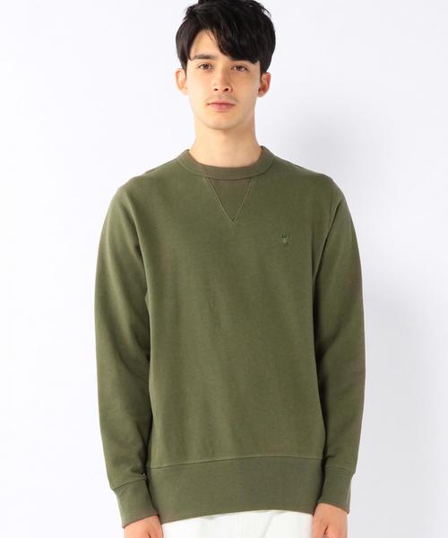 coen(コーエン)の「裏毛スウェットクルーネックプルオーバー(スウェット・メンズ・グレー/オフホワイト/オリーブ/ネイビー・X-LARGE/LARGE/SMALL/MEDIUM)」の6枚目の写真