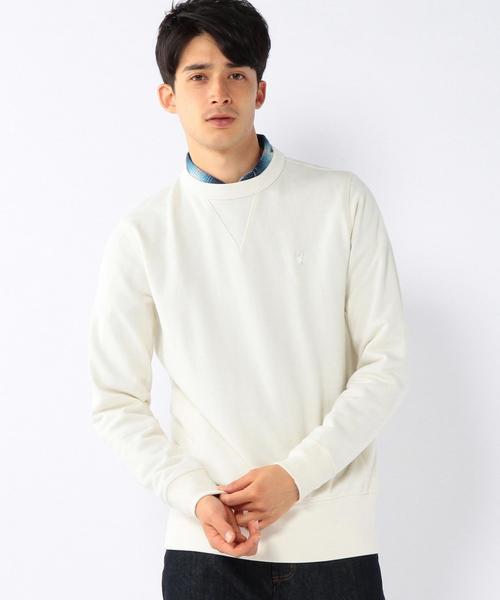 coen(コーエン)の「裏毛スウェットクルーネックプルオーバー(スウェット・メンズ・グレー/オフホワイト/オリーブ/ネイビー・X-LARGE/LARGE/SMALL/MEDIUM)」の19枚目の写真