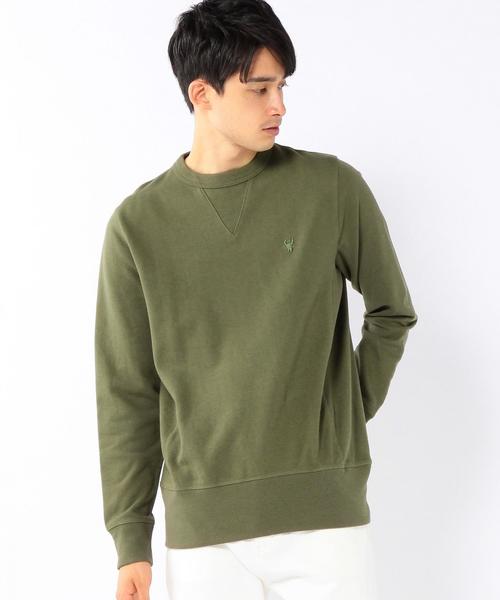 coen(コーエン)の「裏毛スウェットクルーネックプルオーバー(スウェット・メンズ・グレー/オフホワイト/オリーブ/ネイビー・X-LARGE/LARGE/SMALL/MEDIUM)」の21枚目の写真