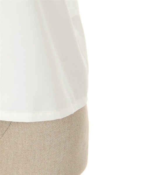 axes femme POETIQUE（アクシーズファムポエティック）の「ピンタックリボン丸襟ブラウス（シャツ/ブラウス・レディース・キナリ/ブラウン/ブラック・MEDIUM）」の11枚目の写真