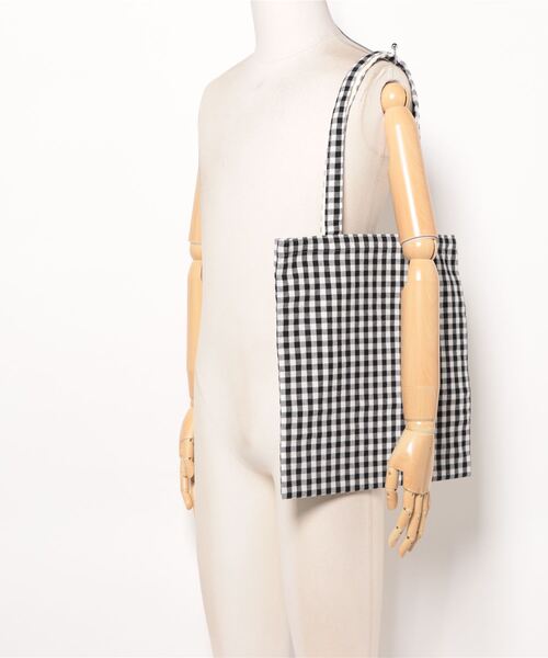 Liaa/ギンガムチェック トートバッグ A18439（トートバッグ