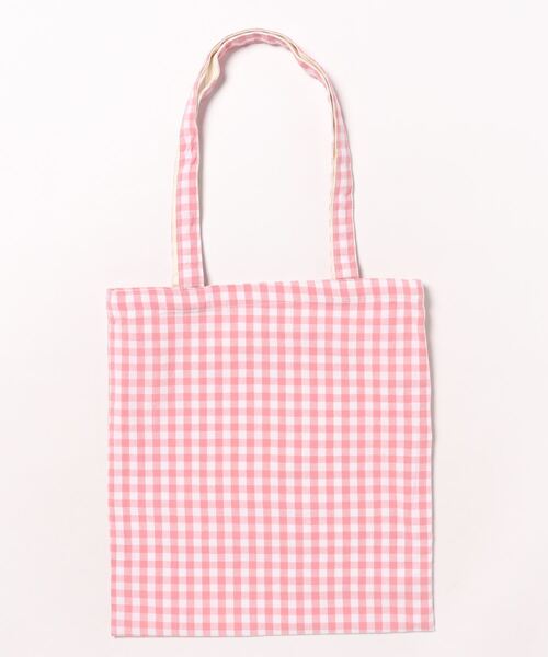 TONE SELECT GOODS(トーンセレクトグッズ)の「Liaa/ギンガムチェック トートバッグ A18439(トートバッグ・レディース・オレンジ/グリーン/ピンク/レッド/ブラック/ブルー/ベージュ・FREE)」の16枚目の写真