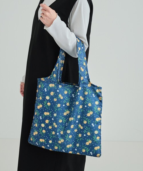 SHOO・LA・RUE（シューラルー）の「◆【柚子】エコバッグ（エコバッグ/サブバッグ・レディース・サンドベージュ/ネイビー・00）」の13枚目の写真