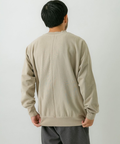 EKAL(エカル)の「ピグメントスウェットプルオーバー(スウェット・メンズ・ブラック/レッド/ベージュ・MEDIUM/LARGE)」の15枚目の写真