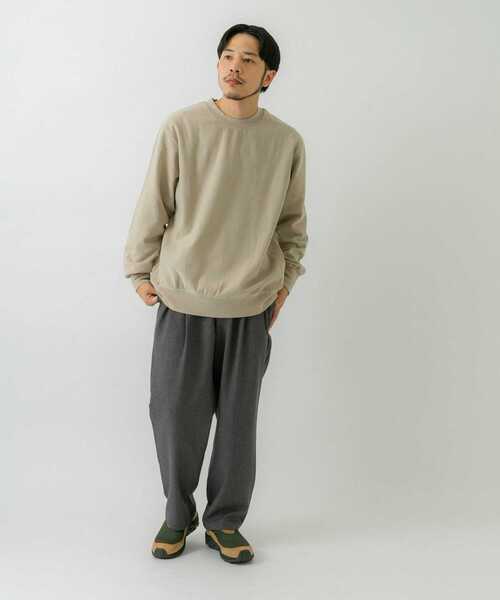 EKAL(エカル)の「ピグメントスウェットプルオーバー(スウェット・メンズ・ブラック/レッド/ベージュ・MEDIUM/LARGE)」の16枚目の写真