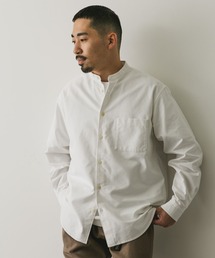 URBAN RESEARCH DOORS | 裏起毛オックスバンドカラーシャツ(シャツ/ブラウス)