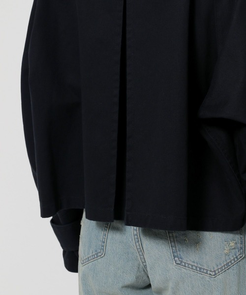 LOWRYS FARM（ローリーズファーム）の「カバーオールショートシャツ　135691（テーラードジャケット・レディース・ブラック/アイボリー/ブルー・FREE）」の12枚目の写真