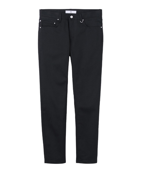 DIET BUTCHER(ダイエットブッチャー)の「DIET BUTCHER/ダイエットブッチャー Basic line/Skinny denim pants スキニーデニムパンツ(デニムパンツ・メンズ・ブラック/レッド・3/2)」の3枚目の写真