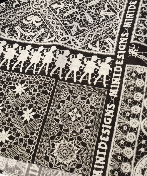 mintdesigns（ミントデザインズ）の「LACE COLLAGE TOPS / レースコラージュトップス（Tシャツ/カットソー・レディース・ブラック/グレー・2）」の18枚目の写真