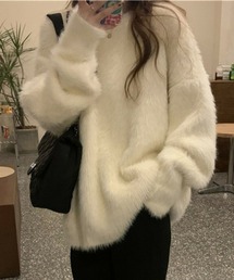 GLAMOROUS JANE | シャギーオーバーサイズニットトップス(ニット/セーター)