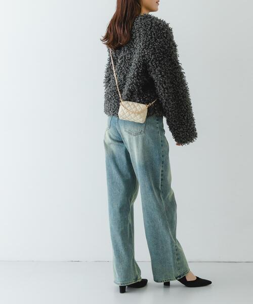 RODE SKO（ロデスコ）の「ナノバッグ(キルティングチェーン)（ショルダーバッグ・レディース・ホワイト・ONE）」の12枚目の写真