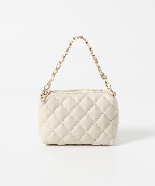 RODE SKO（ロデスコ）の「ナノバッグ(キルティングチェーン)（ショルダーバッグ・レディース・ホワイト・ONE）」の15枚目の写真