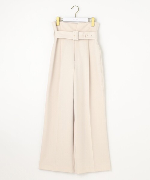 【BAILA12月号掲載・貴島明日香さんコラボ】ハイカットリターン ワイドパンツ