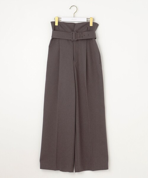 【BAILA12月号掲載・貴島明日香さんコラボ】ハイカットリターン ワイドパンツ