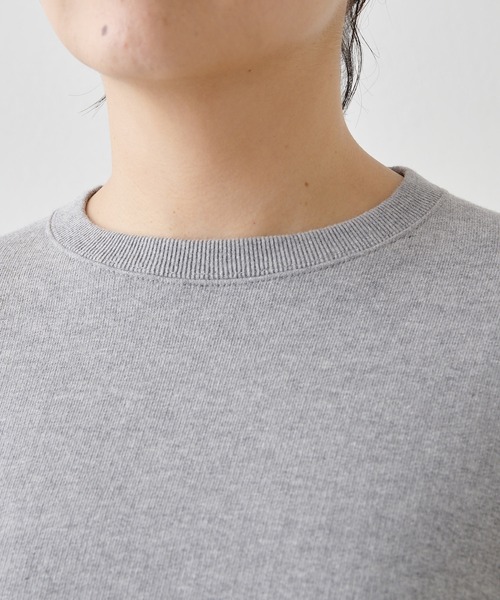 Whim Gazette（ウィムガゼット）の「ウォッシュ裏毛プルオーバー（スウェット・レディース・ベージュ/ピンク/グレー・FREE）」の9枚目の写真