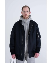 L.H.P（エルエイチピー）の「Ohal/オーハル/WASHED NYLON MA-1 BLOUSON（MA-1・メンズ）」