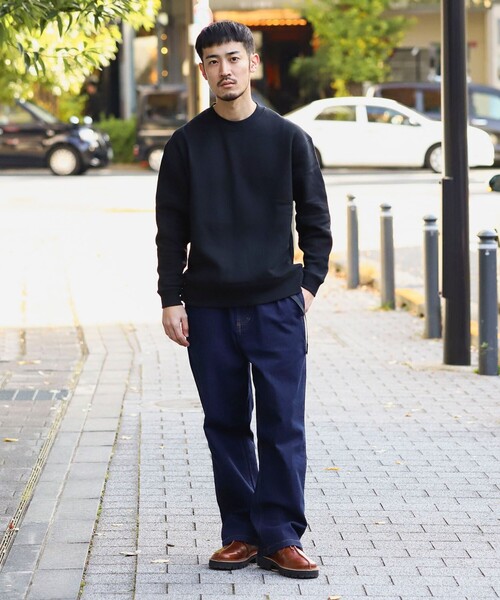 SHELTECH(シェルテック)の「【別注】SHELTECH / クルーネック スウェット(スウェット・メンズ・グレー/ブラック・XL/S/L/M)」の4枚目の写真