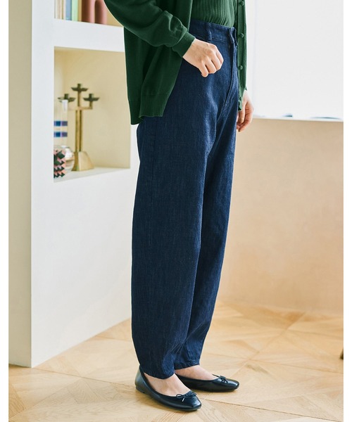 ａｎｄ ｍｙｅｒａ バレルジーンズ（デニムパンツ）｜and myera（アンド マイラ）