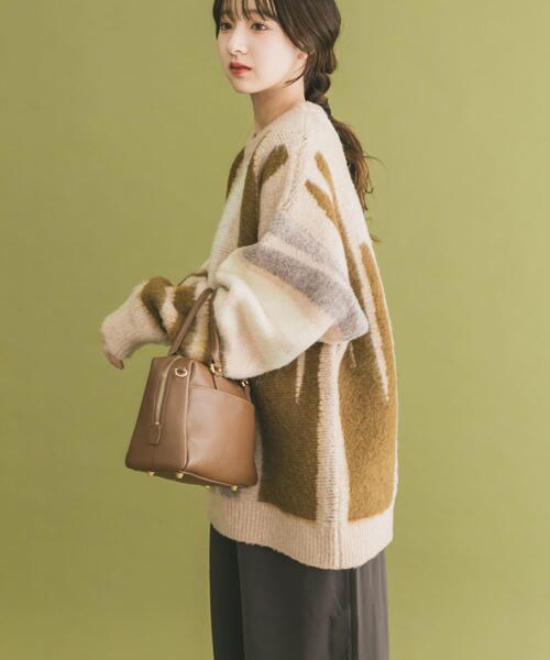ITEMS URBANRESEARCH(アイテムズ アーバンリサーチ)の「シャギーモチーフビッグニット(ニット/セーター・レディース・ベージュ/ピンク/ブルー・FREE)」の14枚目の写真