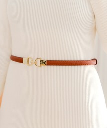 Julia Boutique | ゴールドバックル細ベルト(ベルト)