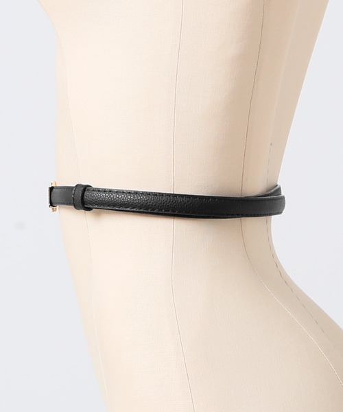 Julia Boutique（ジュリアブティック）の「ゴールドバックル細ベルト（ベルト・レディース・ホワイト/ブラウン/ブラック・ONE）」の22枚目の写真