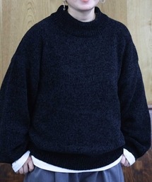 モールモックネックニット