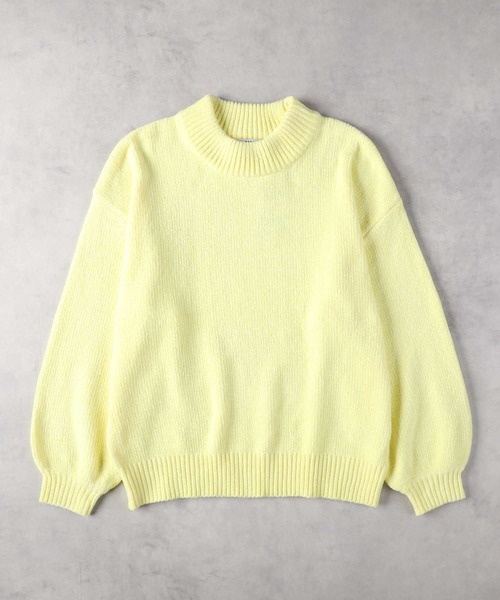 Right-on(ライトオン)の「Other(ソノタ)【レディース】モールモックネックニット(ニット/セーター・レディース・オフホワイト/イエロー/ブラック・M/L/XL)」の8枚目の写真