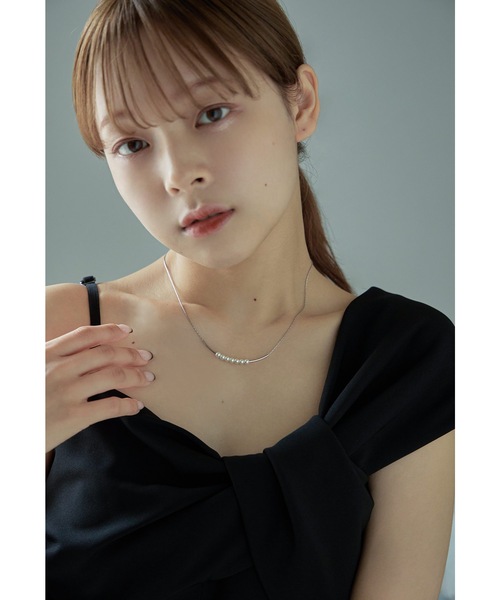 niana（ニアナ）の「小粒パールネックレス 結婚式 お呼ばれ オケージョン フォーマル パーティー 小ぶり シンプル シルバー ゴールド（ネックレス・レディース・シルバー/ゴールド・FREE）」の7枚目の写真