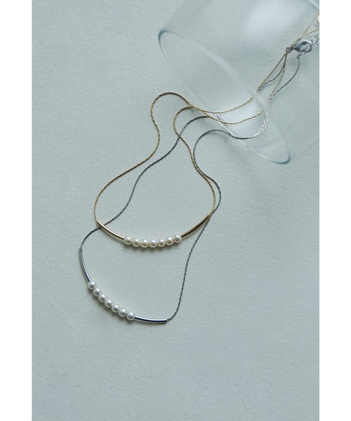Bisou Simple 14ktゴールド＆パールネックレス Ф Fun & Easy Gold Necklace Style | SYMPATHY OF SOUL