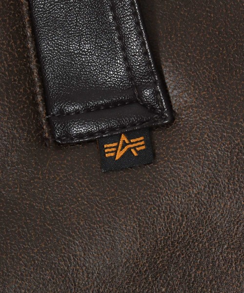 Alpha Industries(アルファインダストリーズ)の「ALPHA INDUSTRIES/アルファインダストリーズ B-3 FAKE MOUTON JACKET/オーバーサイズ フェイクムートンジャケット(ムートンコート・メンズ・ブラック/ブラウン/ブラック系その他・M/XL/L)」の10枚目の写真